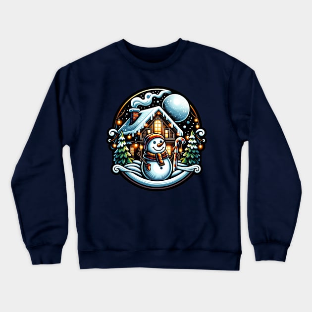 Warm Wishes 2 Crewneck Sweatshirt by Lady Su